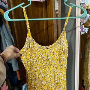 Yellow Hollister Dress